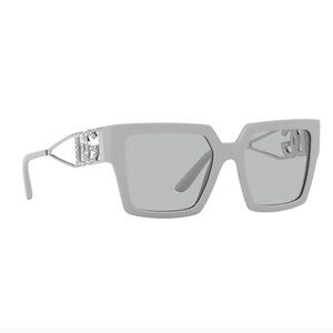 NWT Dolce & Gabbana SOLD-OUT SILVER DIVA SUNGLASSES $660